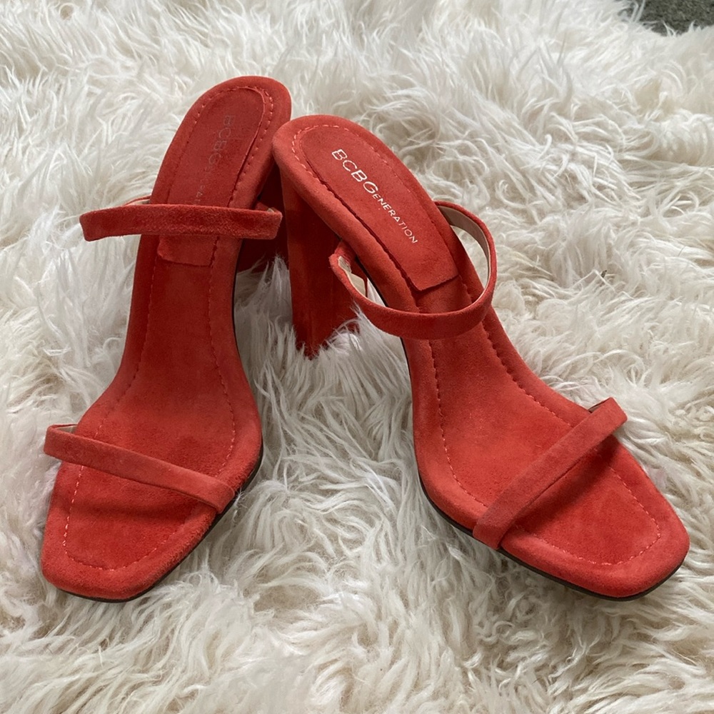 BCBGeneration Suede Whitney Heels